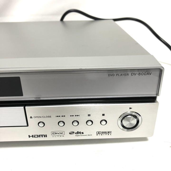 さらなる高画質・高音質を実現したDVDプレーヤー「DV-800AV」を